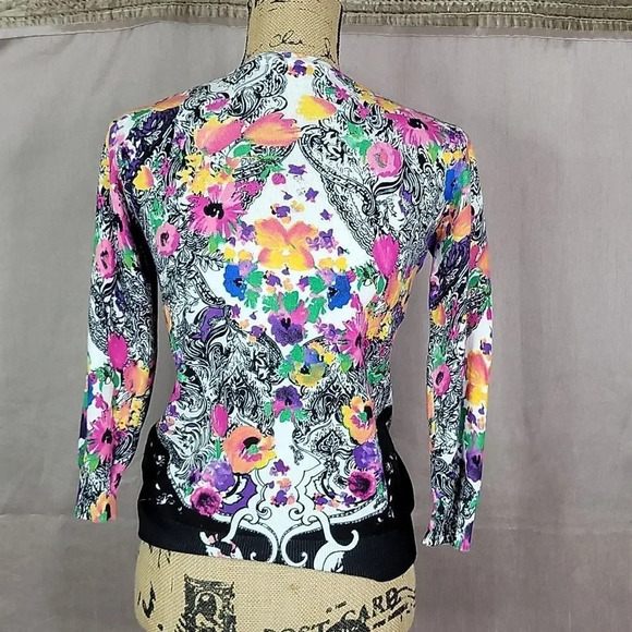 JOSEPH ABBOUD Floral Sweater PS - Picture 7 of 8
